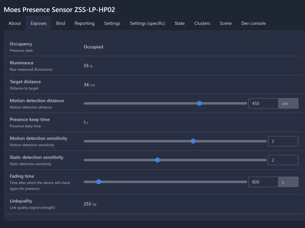 About the new Moes Zigbee Presence Sensor ZSS-LP-HP02 (also known as  Linptech ES1ZZ) : r/homeassistant