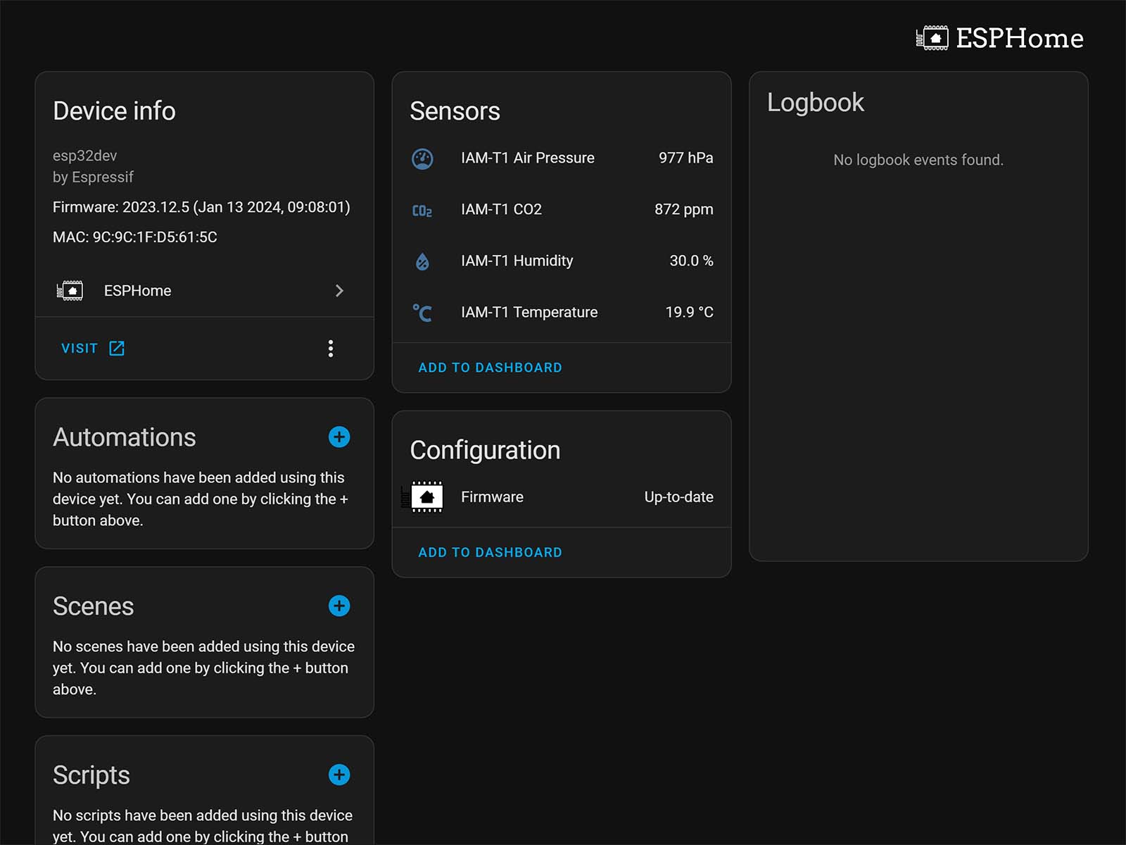 Inkbird IAMT1 Home Assistant Integration SmartHomeScene