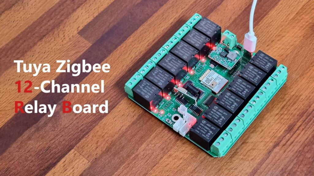 Tuya Zigbee 12-Channel Relay Switch Board Featured Image SmartHomeScene