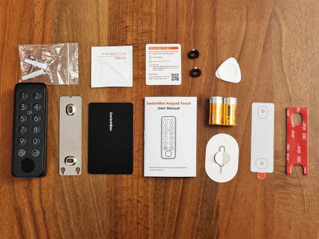 SwitchBot Lock Pro Keypad Package Contents