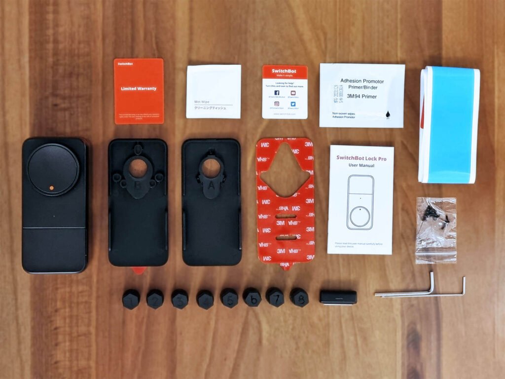 SwitchBot Lock Pro Package Contents