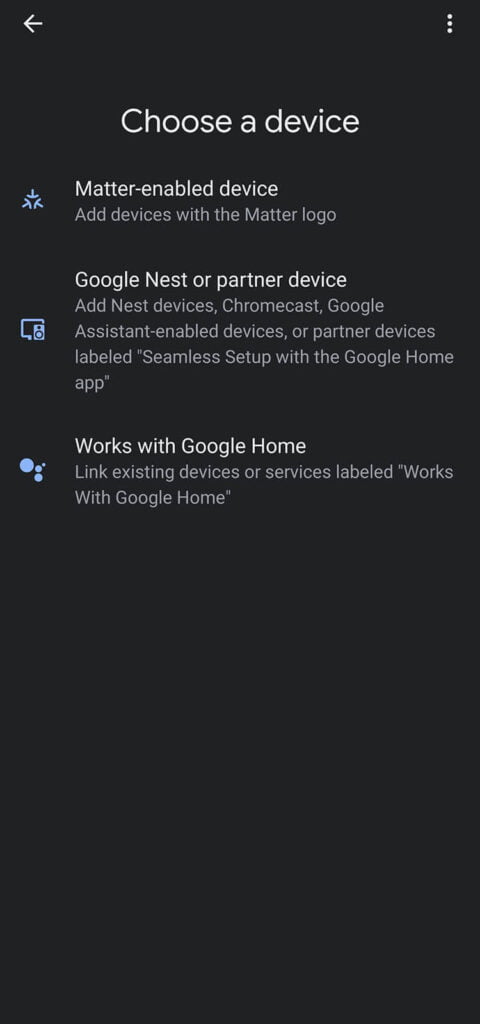 Exposing Home Assistant devices to Google Home via Matter Bridge: Step 1