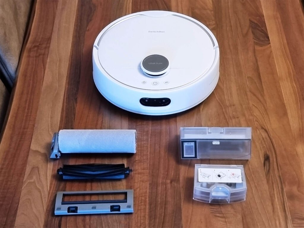 SwitchBot S10 Robot Vacuum Review: Brush and Canisters