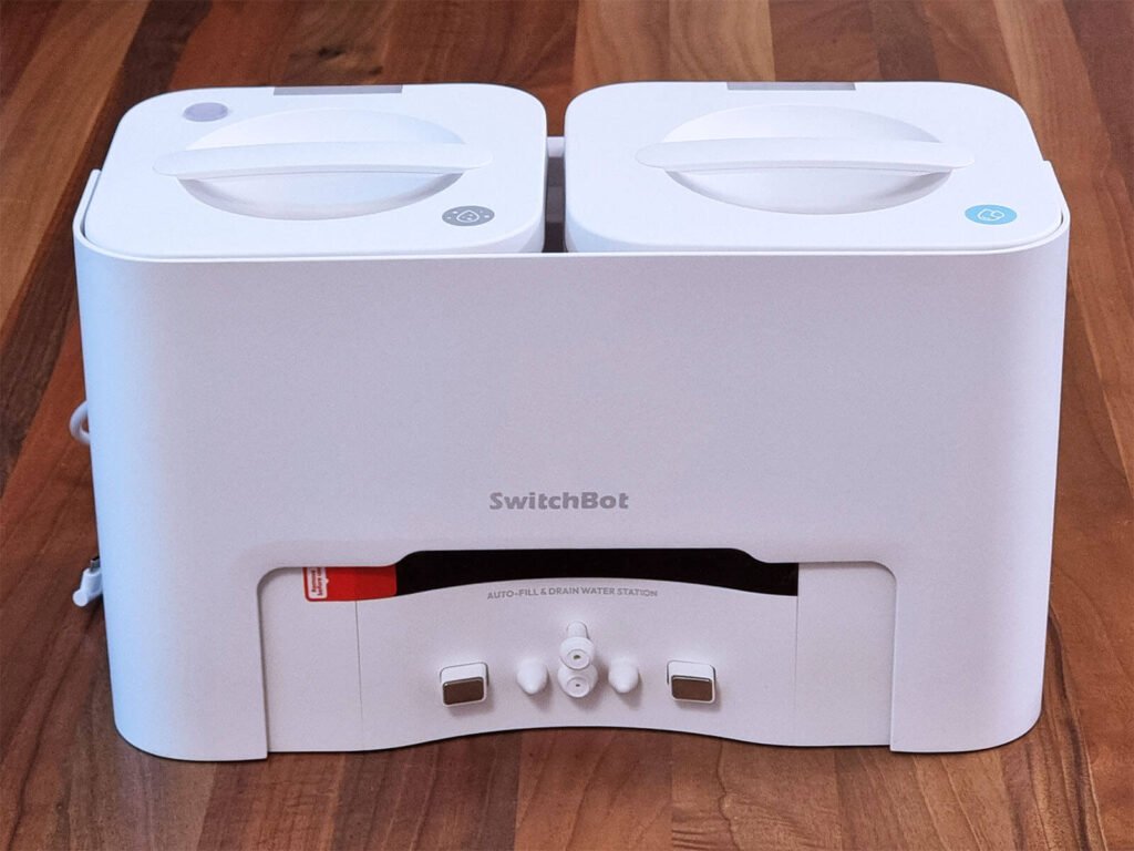 SwitchBot S10 Robot Vacuum Review: Wet Station with Canisters