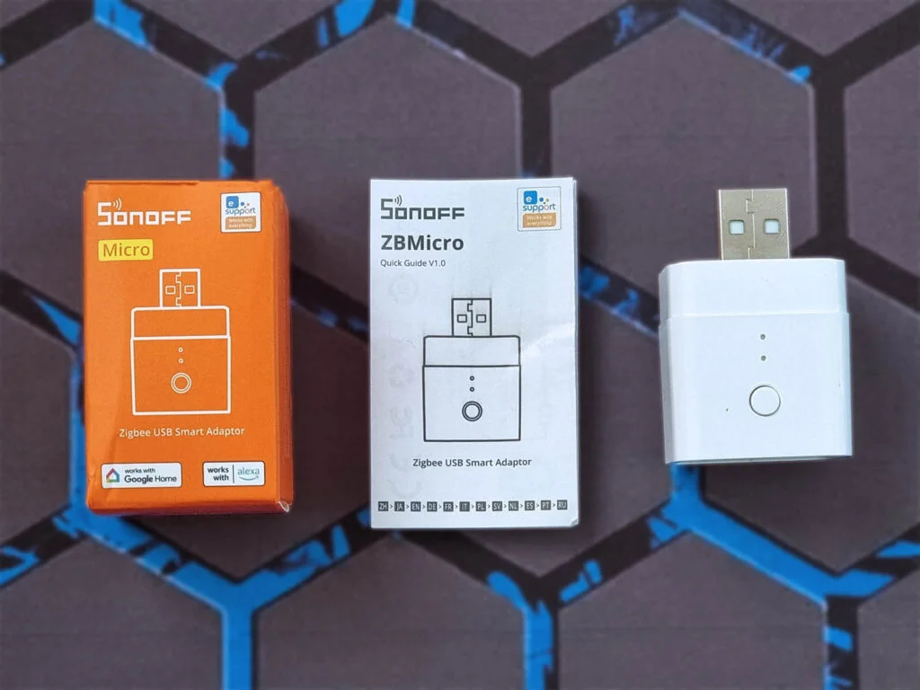 Sonoff ZBMicro Zigbee USB Adapter Review: Package Contents
