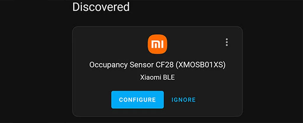 Xiaomi BLE Battery Human Presence Sensor Review: Auto-discovered in HA