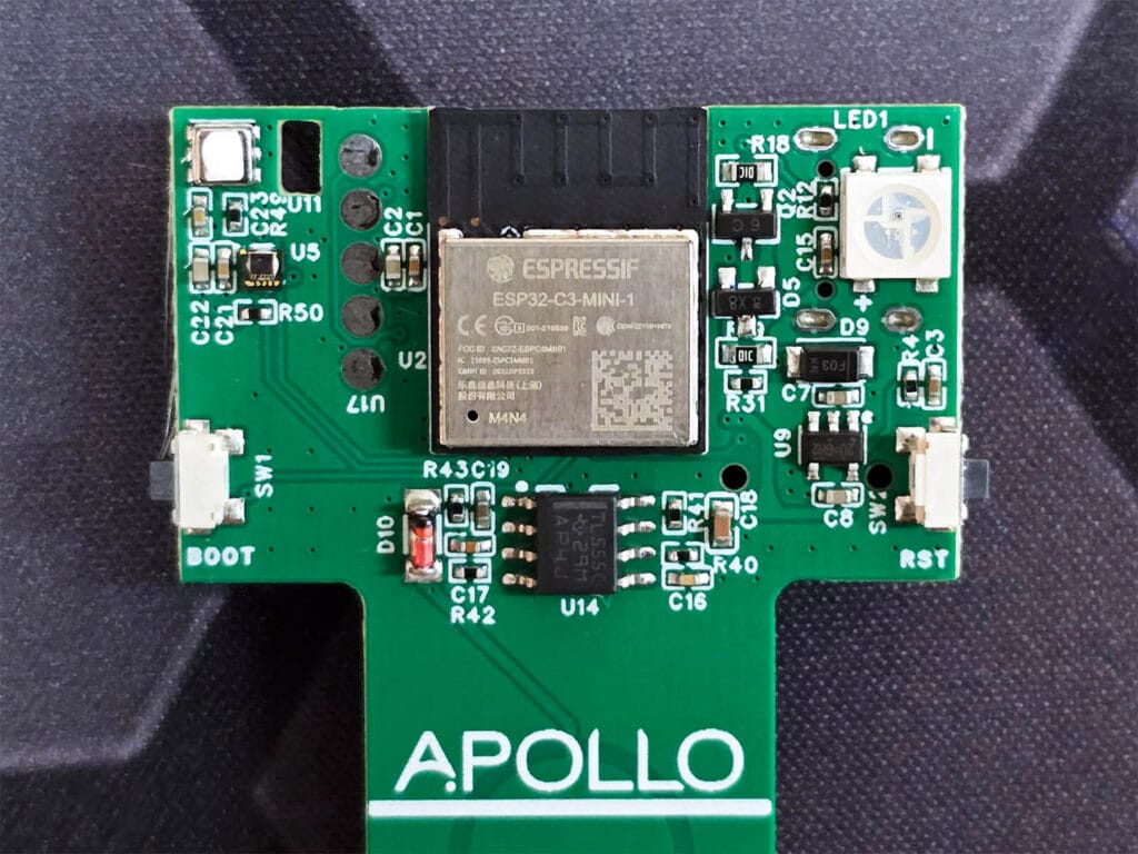 Apollo PLT-1 Plant Soil Sensor Review: PCB Top