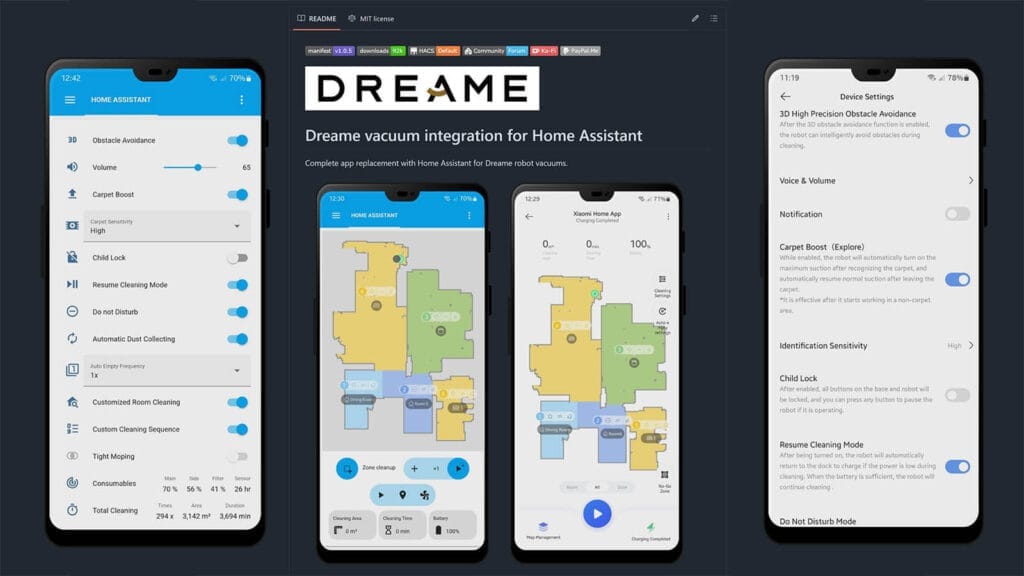 Best HACS Integrations For Home Assistant: Dreame Vacuum