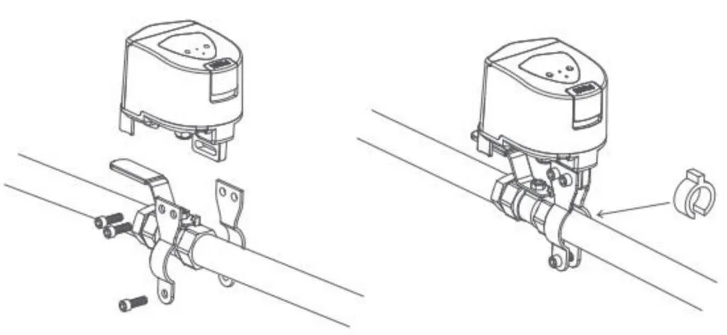 Aqara Valve Controller T1 SmartHomeScene Review: Installation Drawing