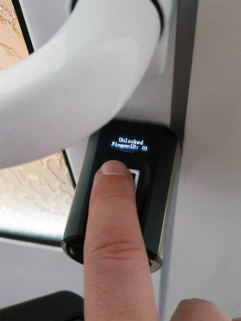 Welock Touch61 Fingerprint Installed Reader