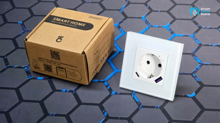 BSEED ZIgbee Socket with USB-C and USB-A ports SmartHomeScene Review Featured Image