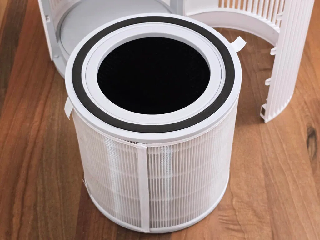 SwitchBot Air Purifier Table Open Filter Removed SmartHomeScene