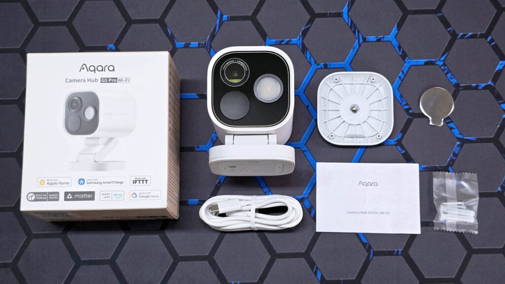 Aqara G5 Pro Camera Hub Review and Frigate Setup Package Contents