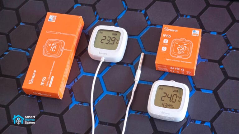 Sonoff SNZB-02LD Zigbee Probe Temperature Sensor SmartHomeScene Review: Hero Image