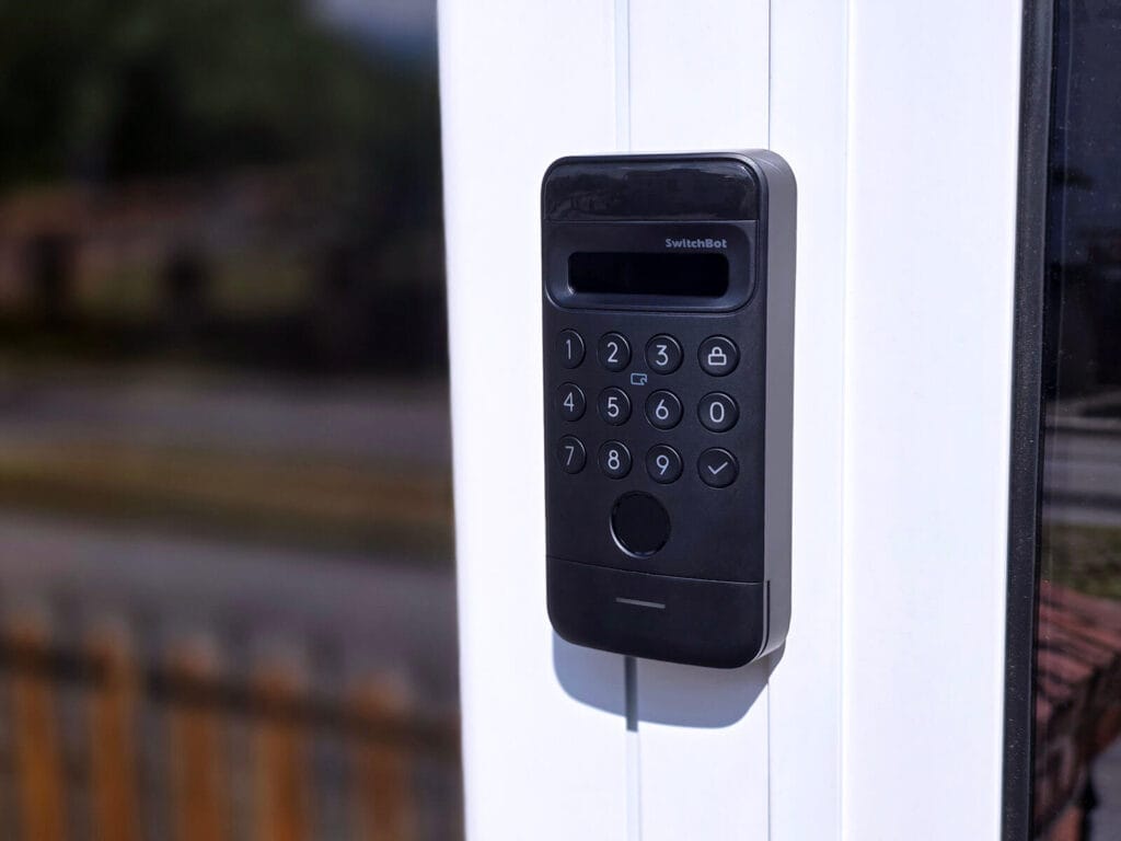 SwitchBot Keypad Vision SmartHomeScene Review: Installed Office