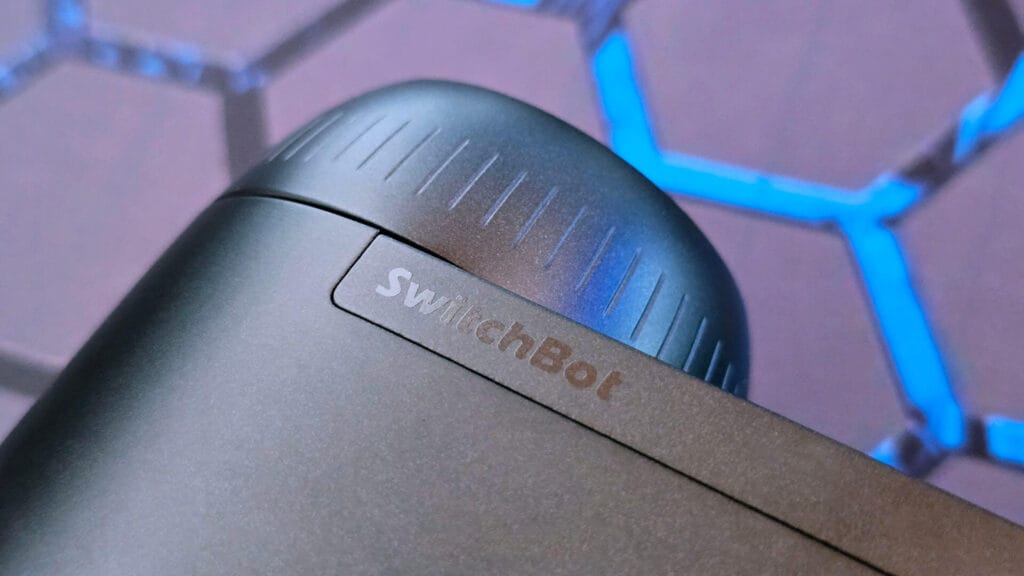 SwitchBot Lock Ultra SmartHomeScene Review: Logo on Side