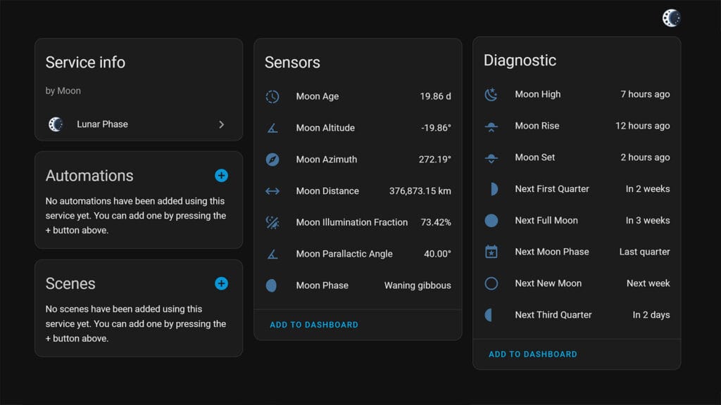 Best HACS Integrations for Data Lovers: Lunarphase