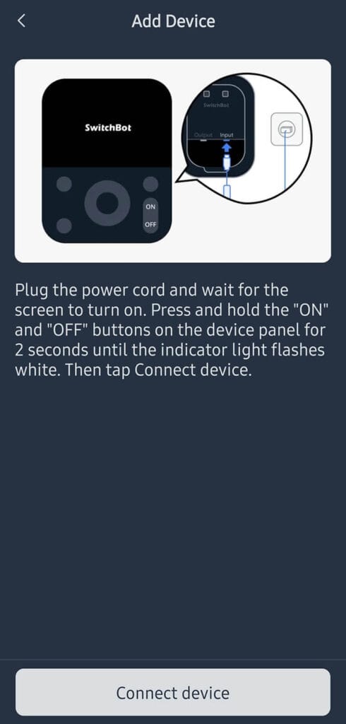 SwitchBot Hub 3 Matter Setup and Review SmartHomeScene: Adding to App Step2