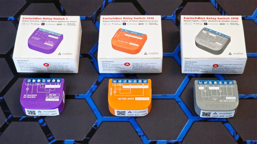 SwitchBot Relay Switch 1/1PM/2PM Matter Testing and Review by SmartHomeScene: Package