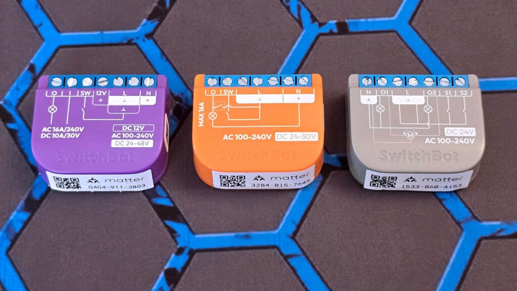 SwitchBot Relay Switch 1/1PM/2PM Matter Testing and Review by SmartHomeScene: Top View