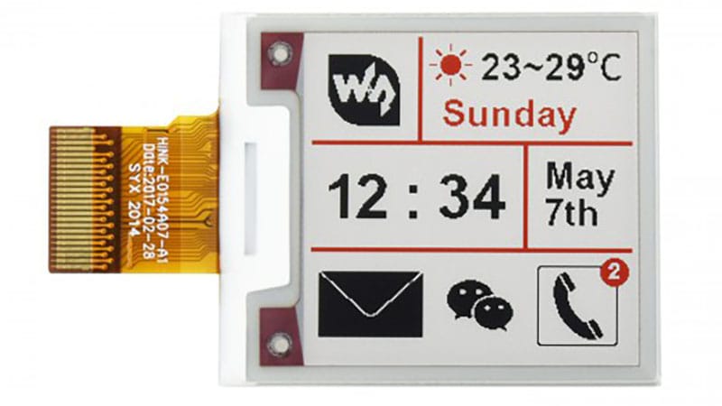 Waveshare 1.54 E-Paper B 13275 ESPHome Compatibility SmartHomeScene