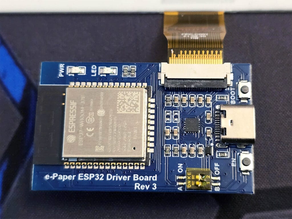 Waveshare E-Paper ESPHome Guide by SmartHomeScene: Driver Board