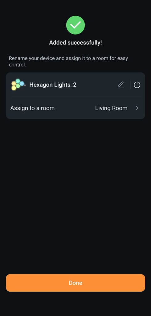 Linkind EP6 Smart Hexagon Panels Review by SmartHomeScene: Adding to App 4