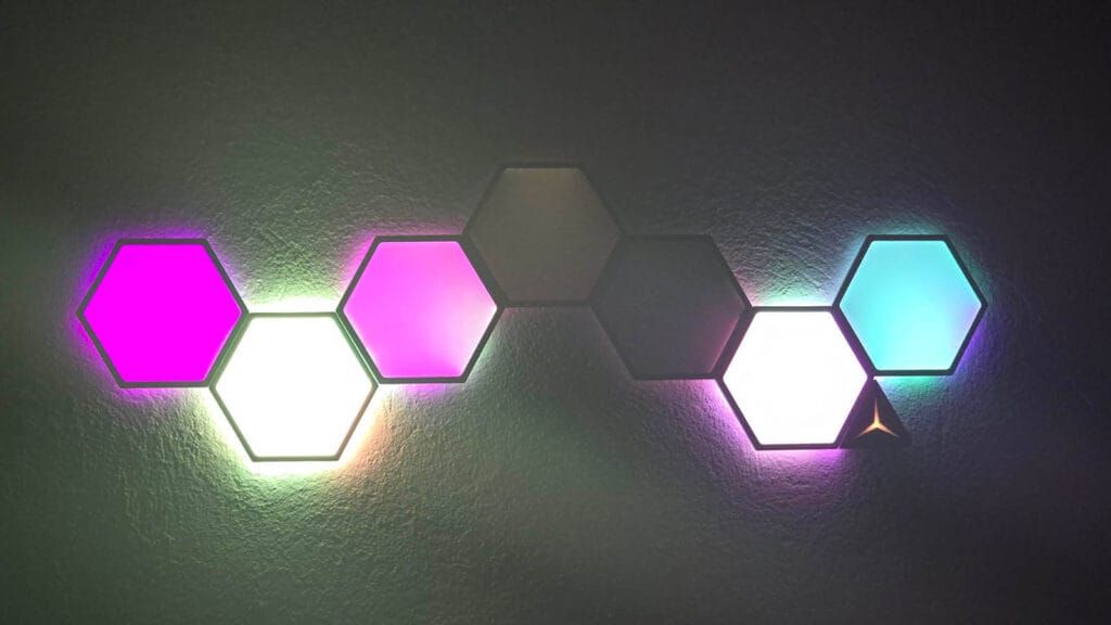 Linkind EP6 Smart Hexagon Panels Review by SmartHomeScene: Theme 1