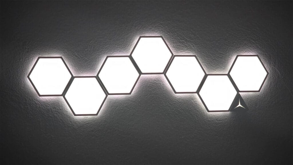 Linkind EP6 Smart Hexagon Panels Review by SmartHomeScene: White