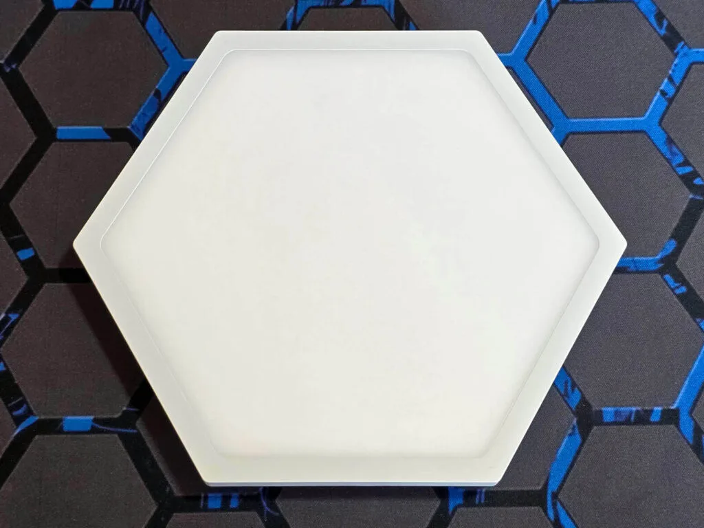 Linkind EP6 Smart Hexagon Panels Review by SmartHomeScene: Front of Panel
