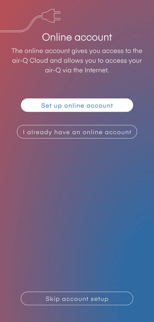 airQ Science App Pairing Step 2