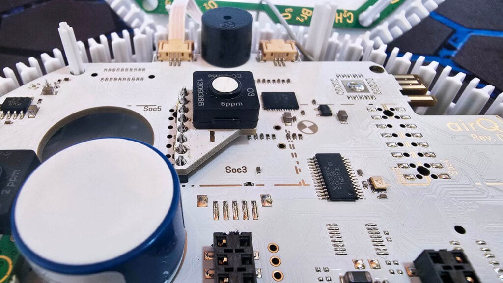 airQ Science Device Sensors Close-up