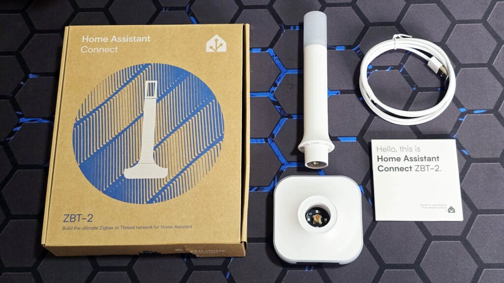Home Assistant ZBT-2 Package Contents