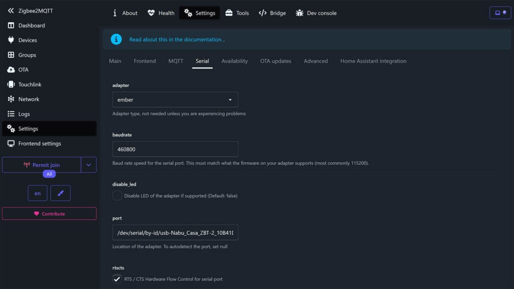 Home Assistant ZBT-2 Setup in Zigbee2MQTT