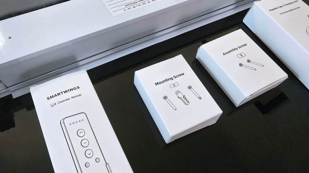 SmartWings Skylight Shades Matter over Thread Review SHS: Package Contents