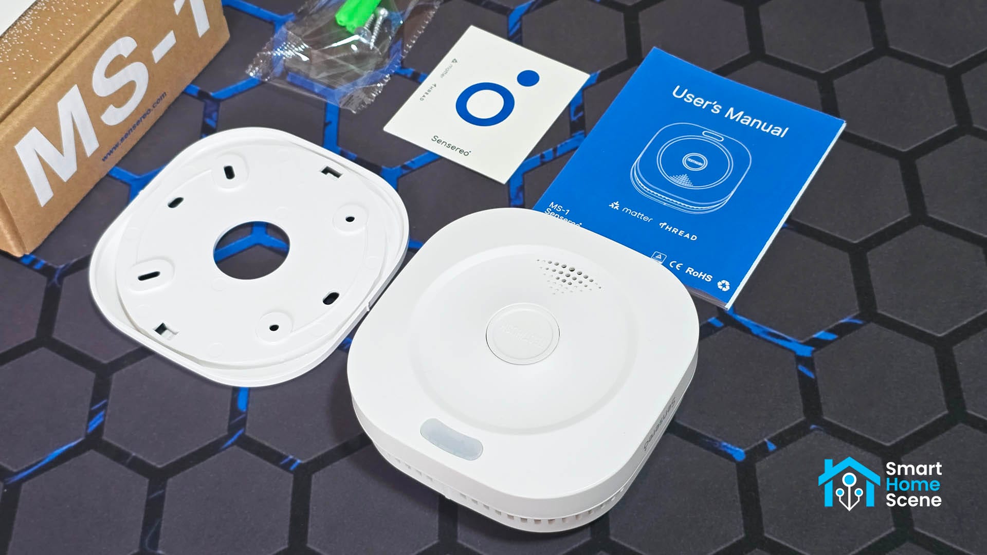 Sensereo MS-1 Matter-over-Thread Smoke Alarm Review by SmartHomeScene: Hero Image