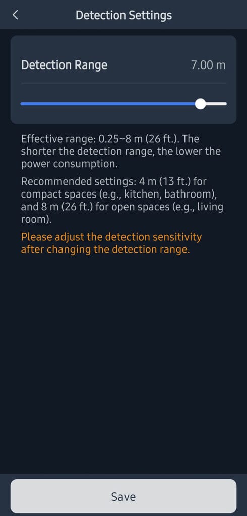 SwitchBot Presence Sensor Review: App Configuration 1
