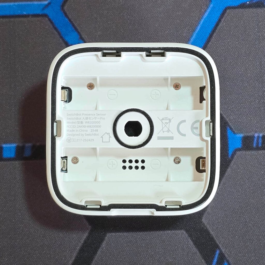 SwitchBot Presence Sensor Review Back View