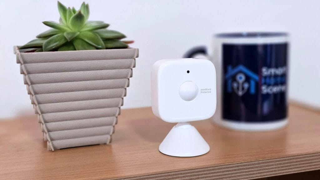 SwitchBot Presence Sensor Review Installed in Office