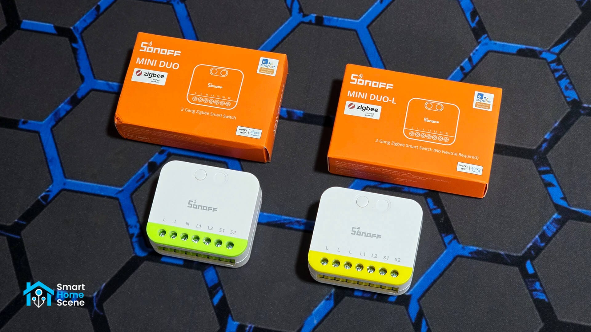 Sonoff MINI DUO & MINI DUO-L Zigbee Switch Modules Review SmartHomeScene Hero Image