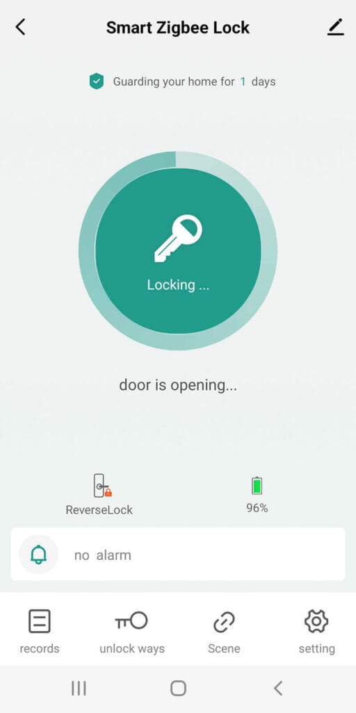 Zemismart A270 Zigbee Door Lock Added to App 3