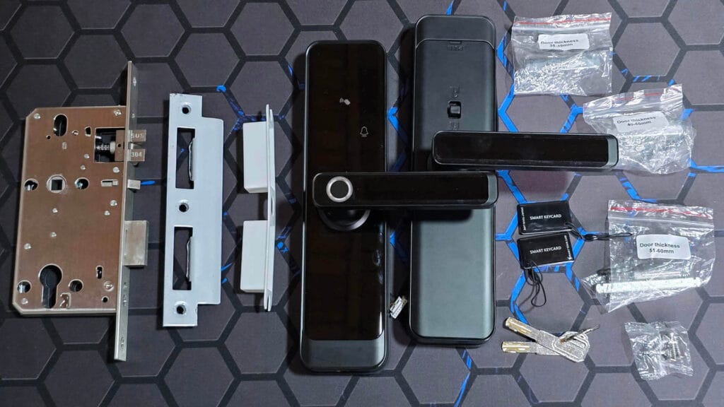 Zemismart A270 Zigbee Door Lock Package Contents