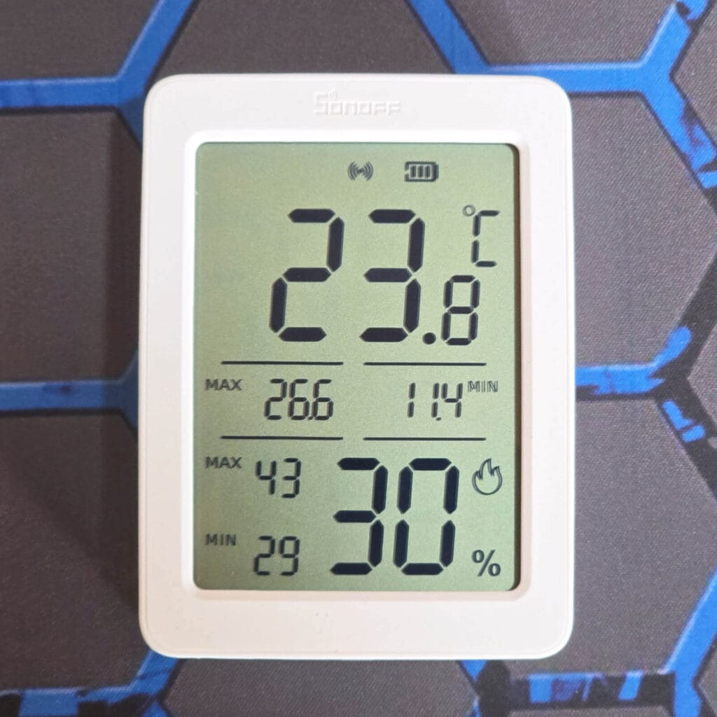 Sonoff AirGuard TH Temperature and Humidity Sensor Front View