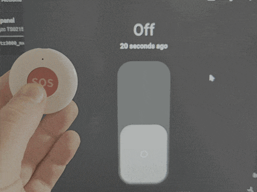 Tuya Zigbee SOS Smart Button GIF