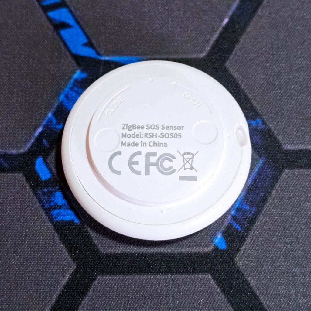 Tuya Zigbee SOS Smart Button Review Top View