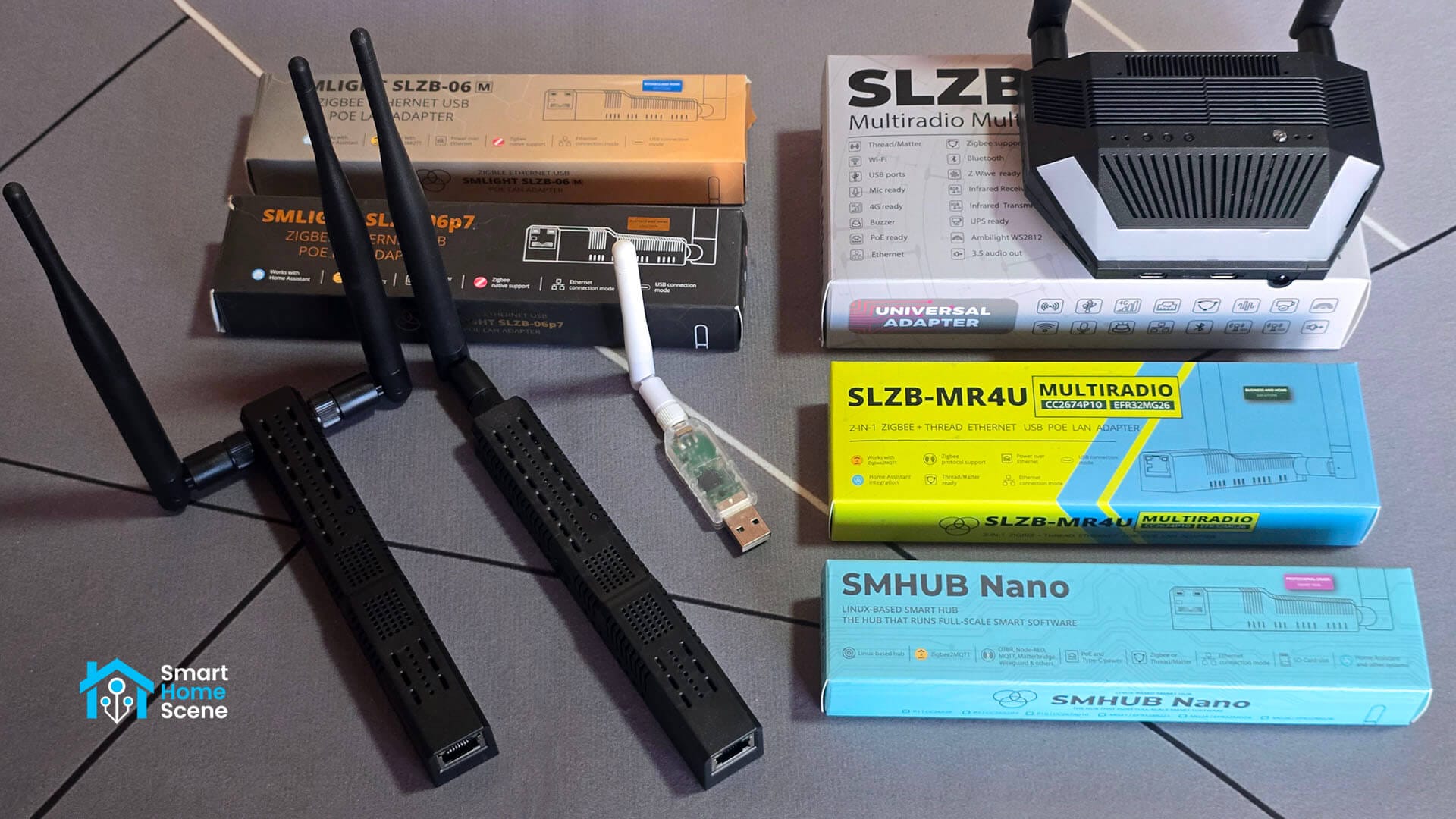 SMLight Coordinators on Table