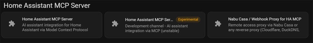 Home Assistant MCP Server Installing as App