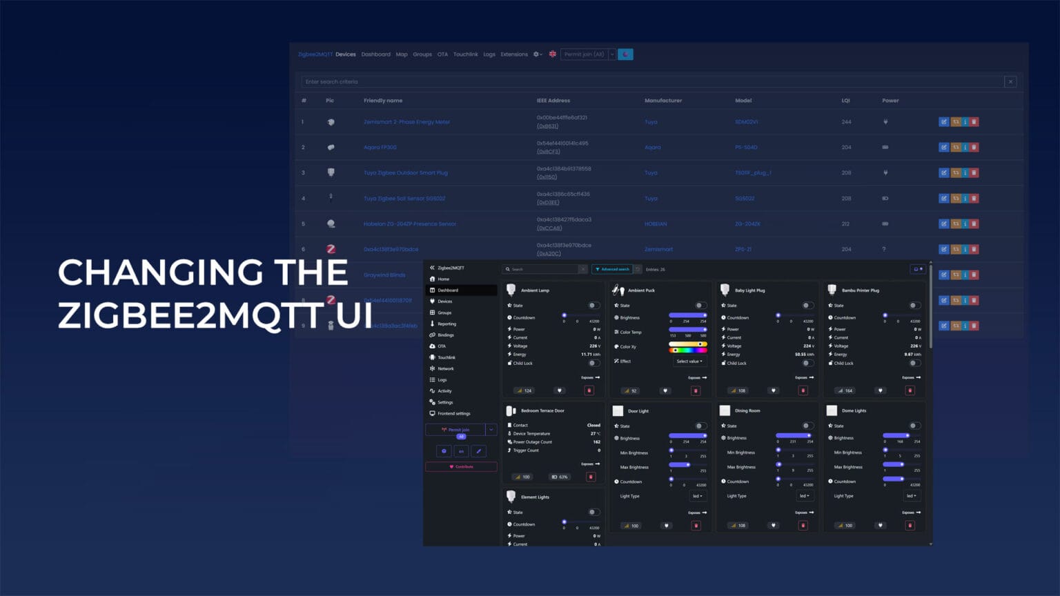 How to Restore the Old Zigbee2MQTT Frontend UI | SmartHomeScene