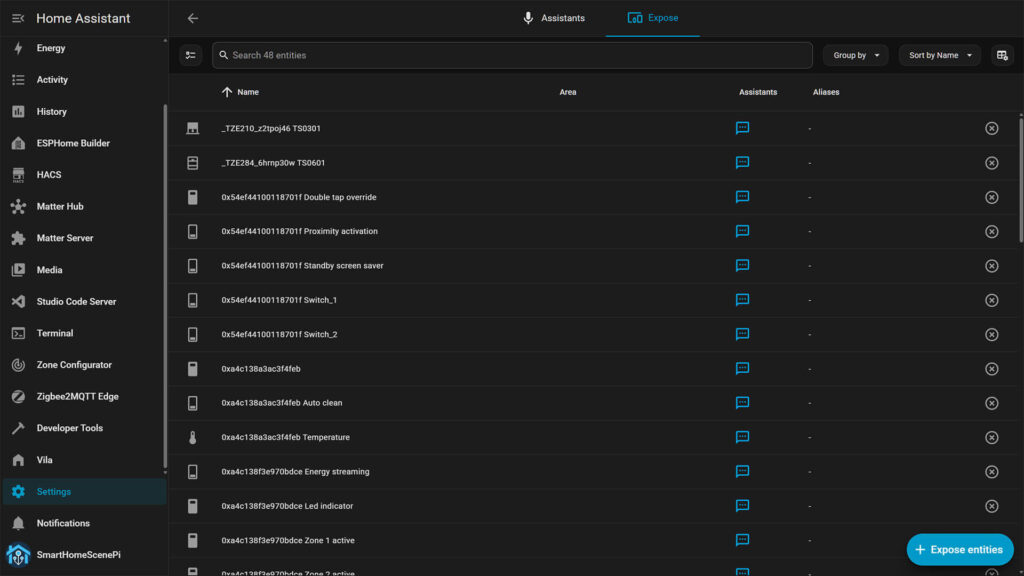 Exposing Entities to ChatGPT in Home Assistant