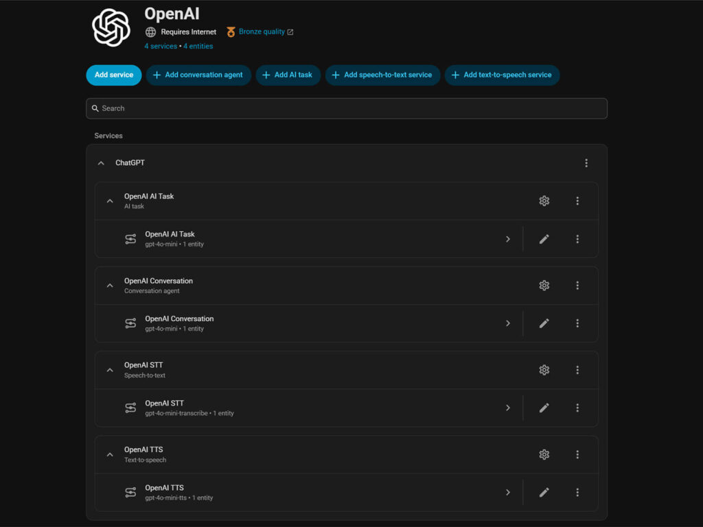 OpenAI ChatGPT integration added to Home Assistant